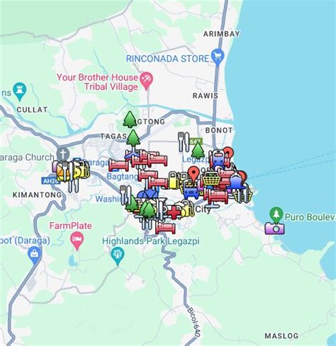 legazpi city map